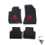 FLOOR MATS 159 STARTING FROM 05/08 BLACK/RED EMBLEM, WITH ORIGINAL ALFA MOUNTING KIT