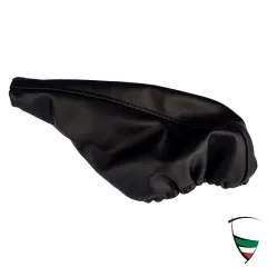 HANDBRAKE LEVER BOOT, ALFETTA GT GTV6 BLACK LEATHER