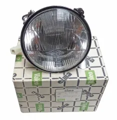 RIGHT OUTER HEADLAMP ALFETTA BERLINA, ALFETTA GT ALL MODELS WITHOUT PARKING LIGHT, ORIGINAL ELMA